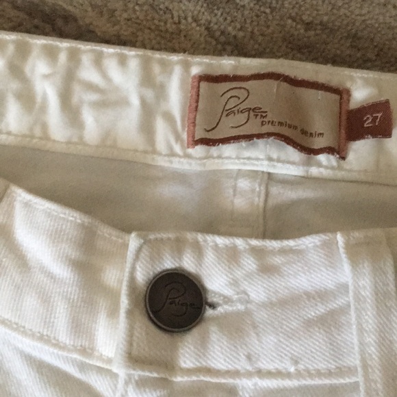 Paige white jeans. Size 27. Good condition. - Picture 2 of 3